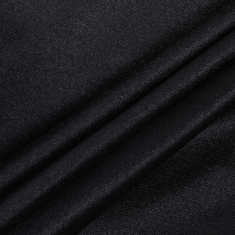 Gothic Sexy Bow Lace Black Mini Dress