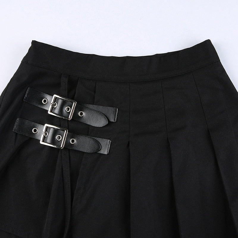 Harajuku Legging Patchwork Skirt