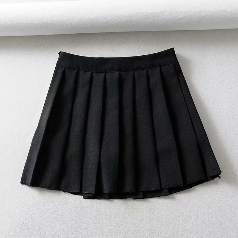 Harajuku Women Black Cargo Skirt freeshipping - Chagothic