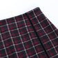 Chic Lace Trim Slit Mini Skirt