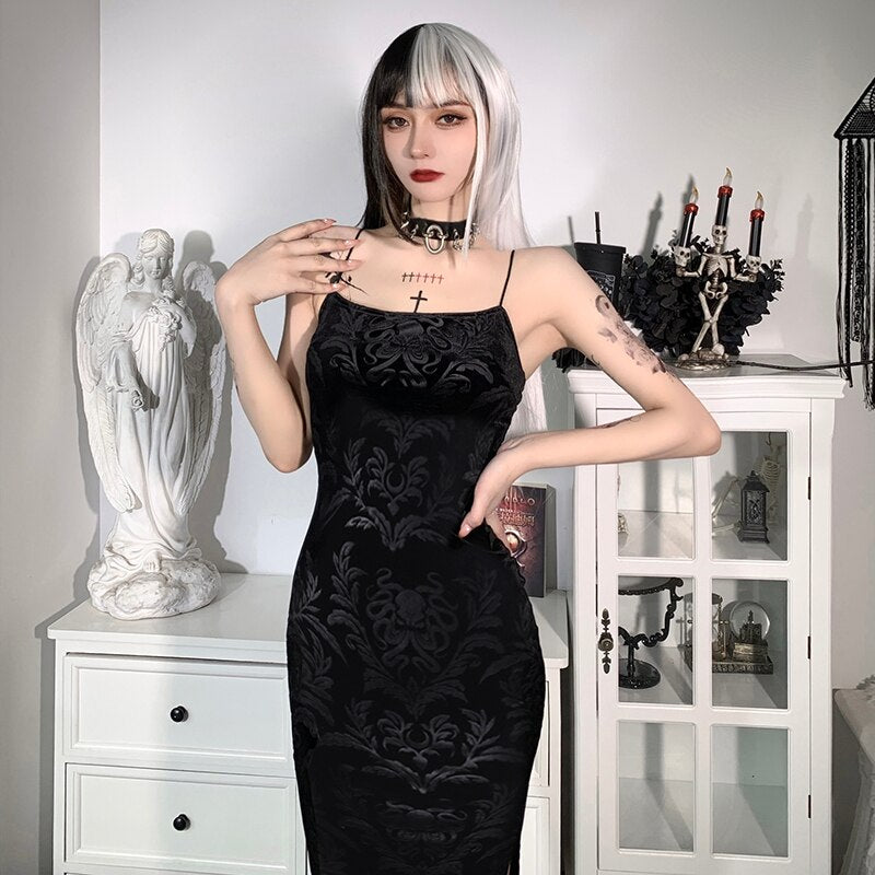 Vintage Elegant Black Dress