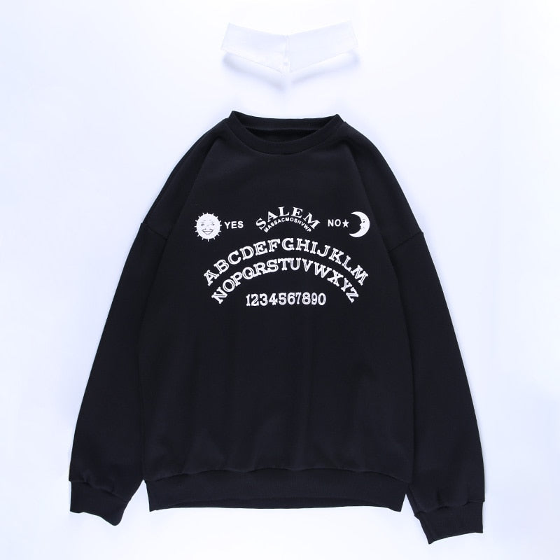 Black Grunge Oversized Hoodie freeshipping - Chagothic