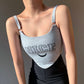 Letter Print  Tank Top freeshipping - Chagothic