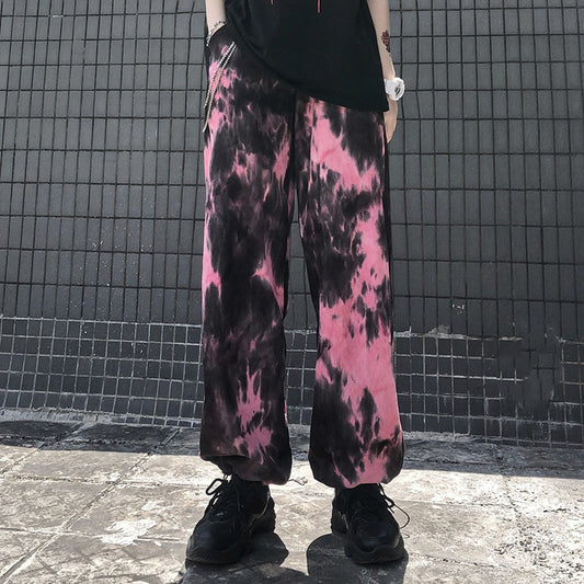 Harajuku Purple Tie Dye Pant