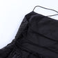 Vintage Sexy Backless Black Dress