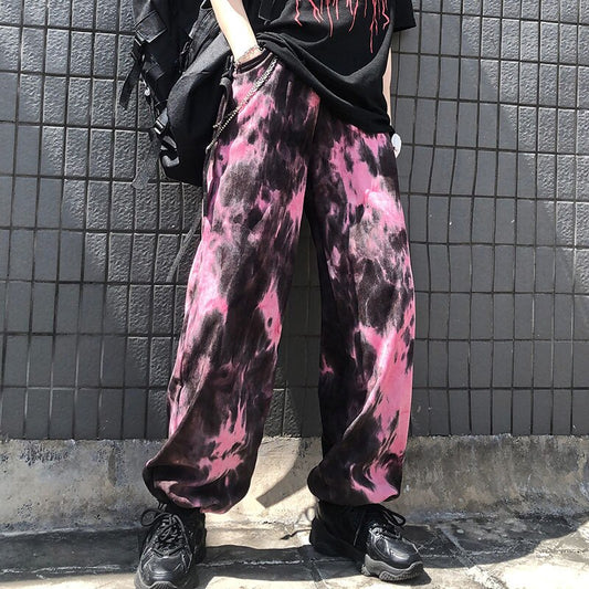 Harajuku Purple Tie Dye Pant