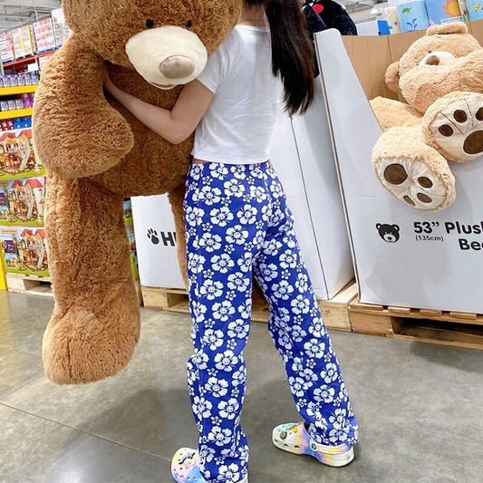 Harajuku Punk Blue Elastic Pant