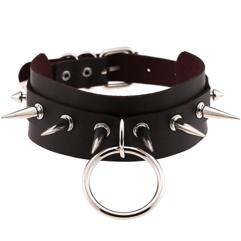 Gothic Hip Hop Rock Spike Choker