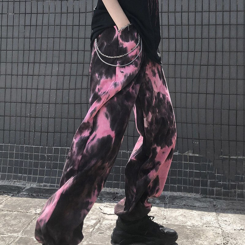 Harajuku Purple Tie Dye Pant