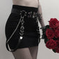 Gothic Punk Faux Leather Belt