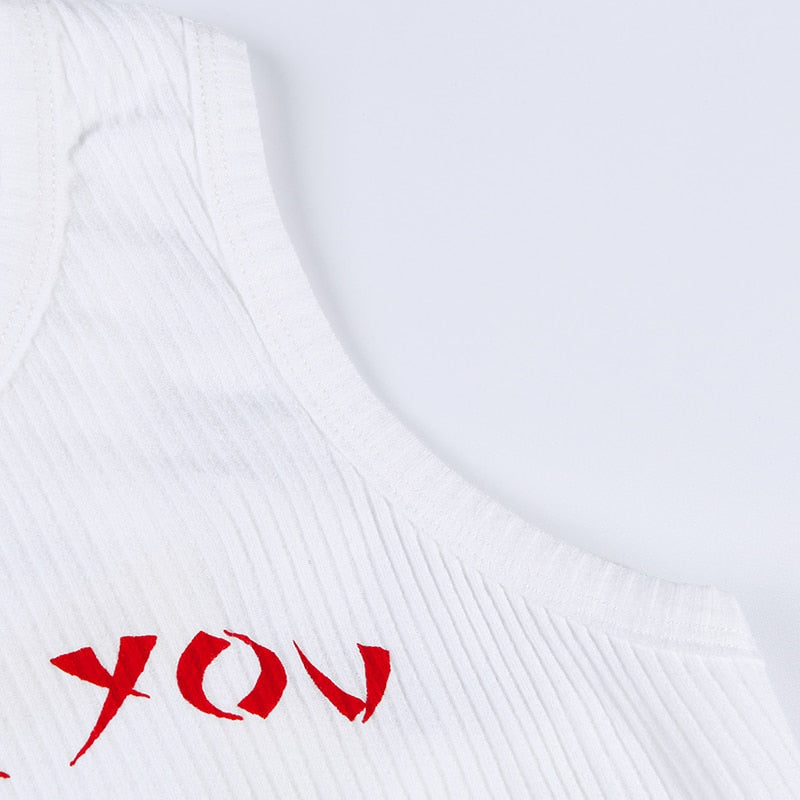 Tank Top THANK YOU Print