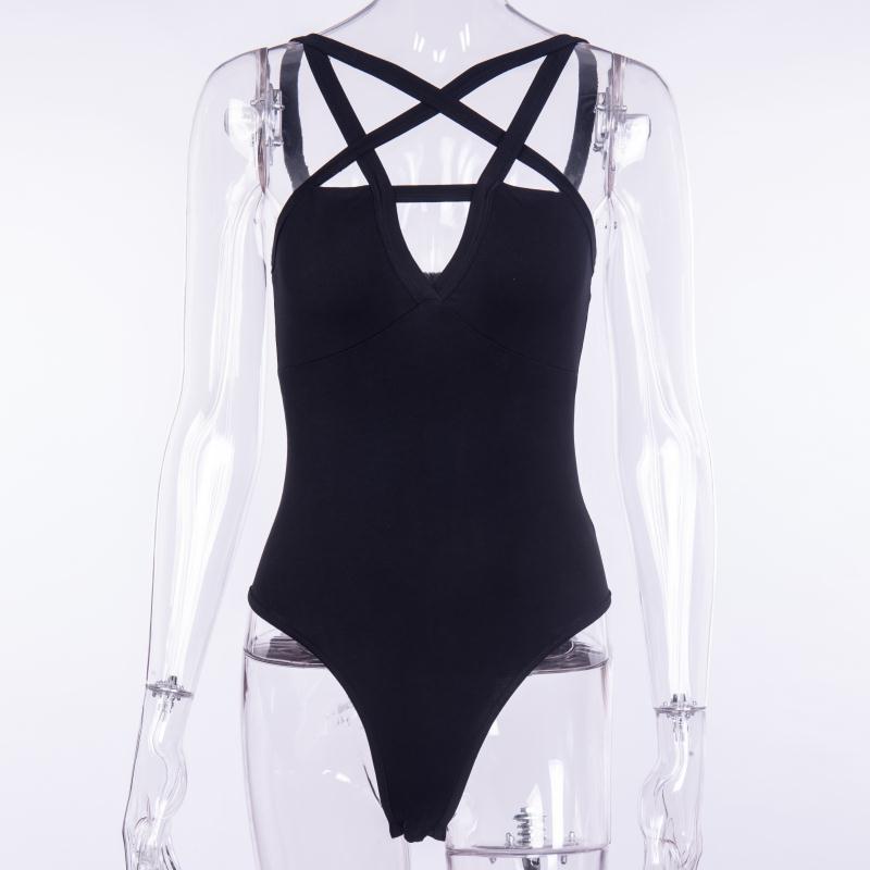 Sexy Hollow Out Star Bodysuit