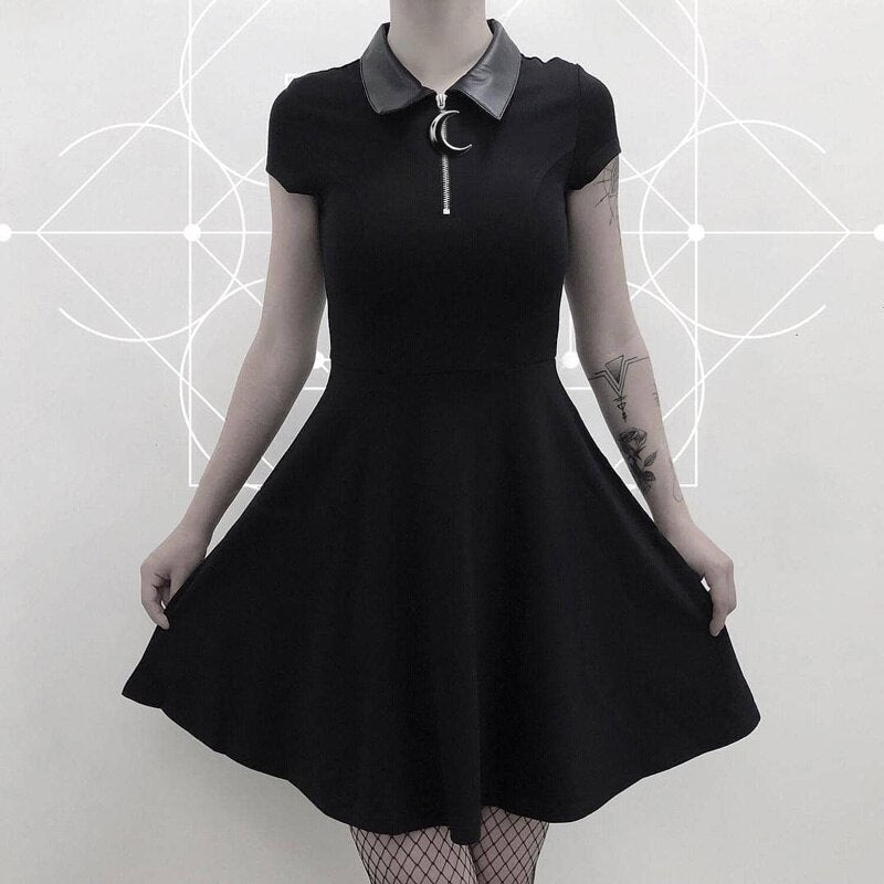 Gothic Slim Thin Dress