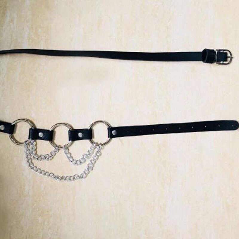 Metal Ring Chain Waist Strap