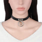 Gothic Necklace Handmade O-Round Metal Choker