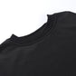 Solid Black Casual Autumn Cropped Sweatshirt freeshipping - Chagothic