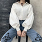 Gothic Vintage Lantern Oversize Shirt freeshipping - Chagothic