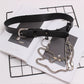 Metal Chain Leather Belt