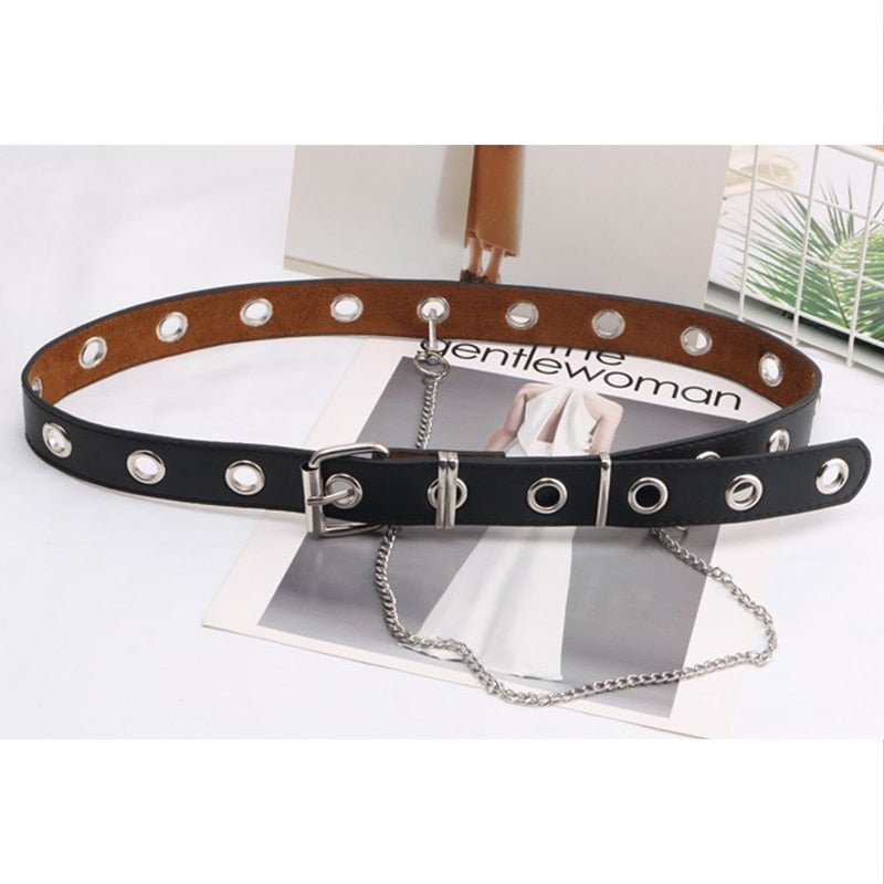 Punk PU Leather Belt