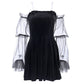 Gothic  Line Mini Dress