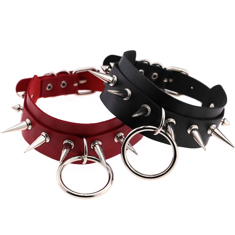 Gothic Hip Hop Rock Spike Choker