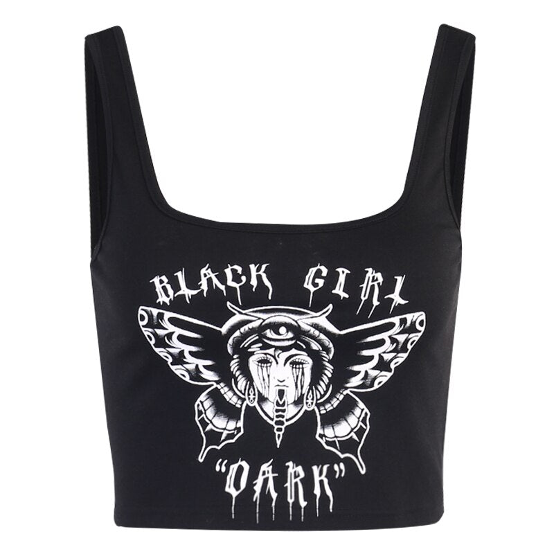 Gothic Style Tank Top