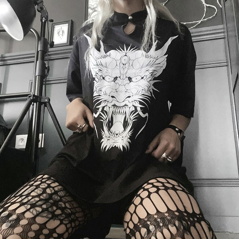 Streetwear Punk Goth T-Shirt freeshipping - Chagothic