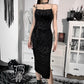 Vintage Elegant Black Dress