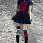 Girl Grunge High Waist Pleated Skirt