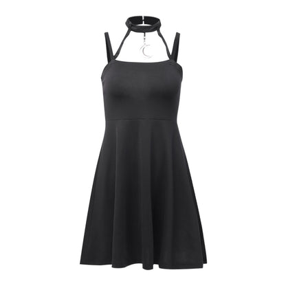 Halter Black Mini Dress