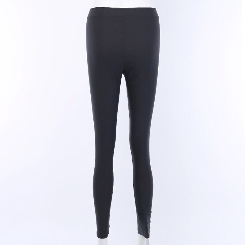 Gothic Black Pencil High Waist Pant