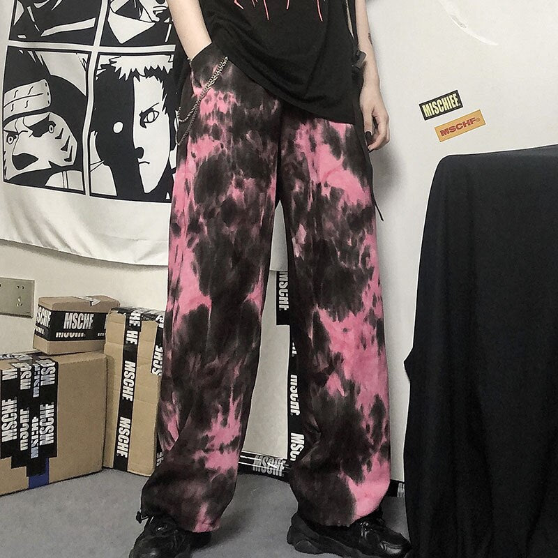 Harajuku Purple Tie Dye Pant