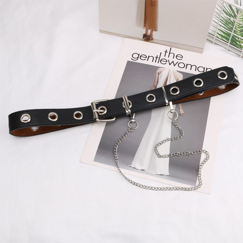 Punk PU Leather Belt