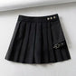 Harajuku Women Black Cargo Skirt freeshipping - Chagothic