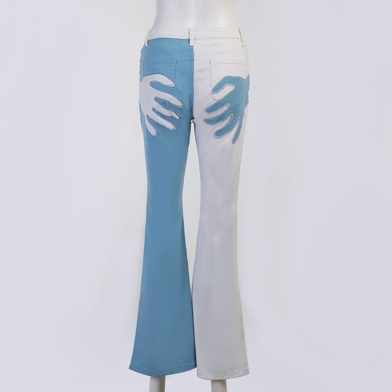 Harajuku Grunge Palm Art Pants