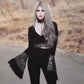 Gothic Crop Top Flare freeshipping - Chagothic
