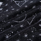 Gothic Moon Stars Print Retro Mini Dress