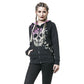 Goth Grunge Butterfly Print Hoodie freeshipping - Chagothic